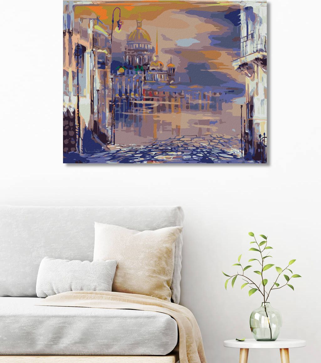 zuty Malování podle čísel - KOSTEL V SAINT-PETERSBURGU - Rozměr: 40x50 cm, Rámování: Varianta: bez rámu a bez vypnutí plátna - obrázek 6