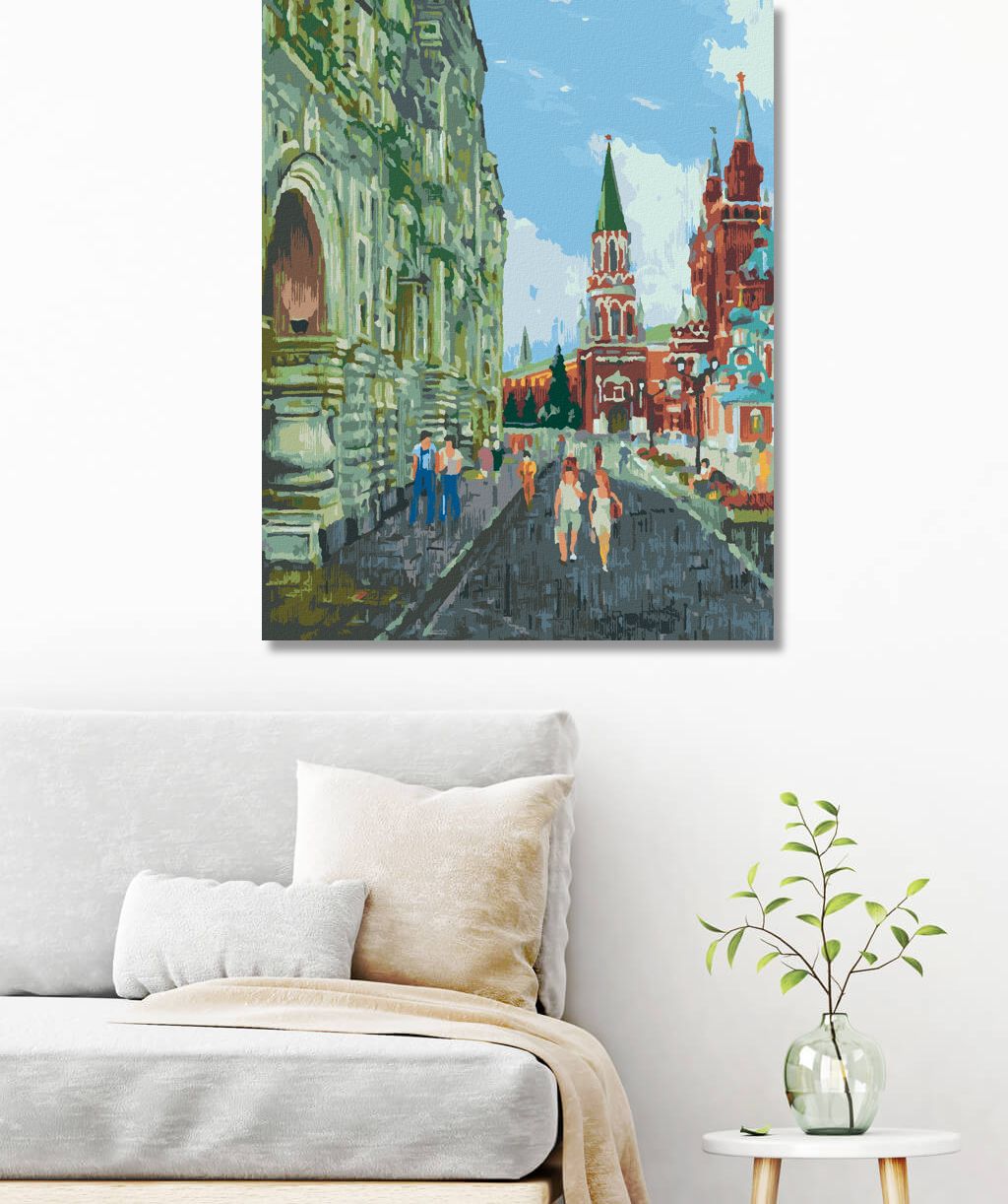 zuty Malování podle čísel - LÉTO V MOSKVĚ - Rozměr: 40x50 cm, Rámování: Varianta: vypnuté plátno na rám - obrázek 10
