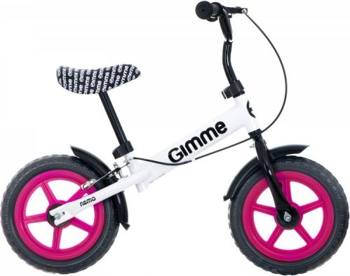 GIMME Balanční odrážedlo s brzdou Nemo -růžová - obrázek 11