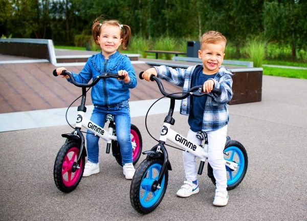 GIMME Balanční odrážedlo s brzdou Nemo -růžová - obrázek 13