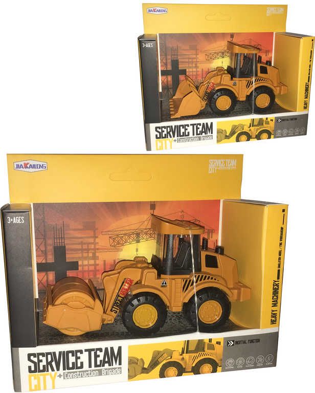 Dudlu Auto Service team stavební stroj zpětný chod 13cm 2 druhy plast - obrázek 1
