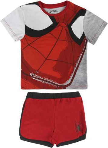 Disney Chlapecký set trička a kraťasů Spiderman - červeno-šedý - obrázek 1