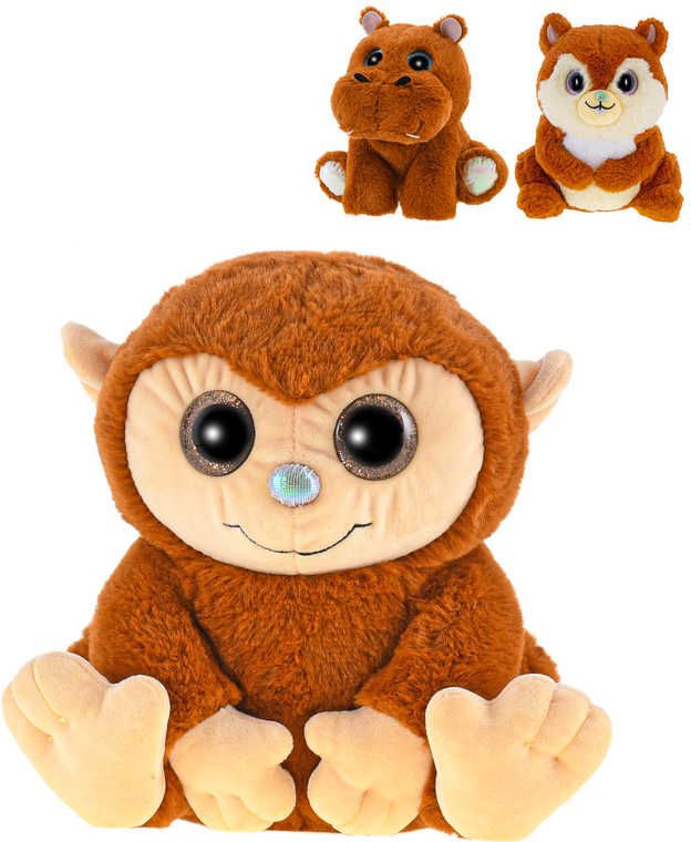 Dudlu PLYŠ Zvířátko safari sedící vonící 18-19cm karamel 3 druhy *PLYŠOVÉ HRAČKY* - obrázek 1