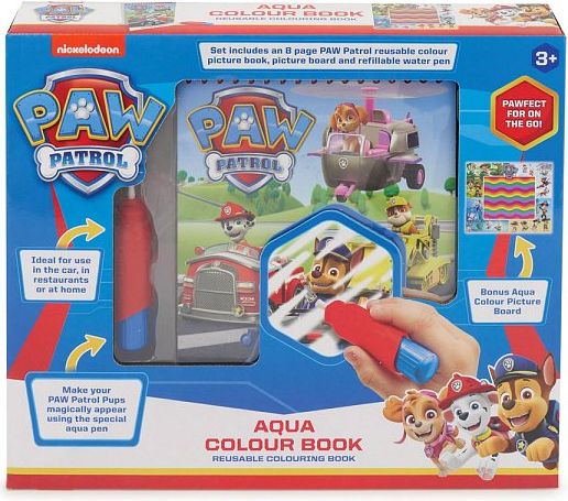 Dudlu Paw Patrol - hrací destička s vodním perem a knihou - obrázek 1