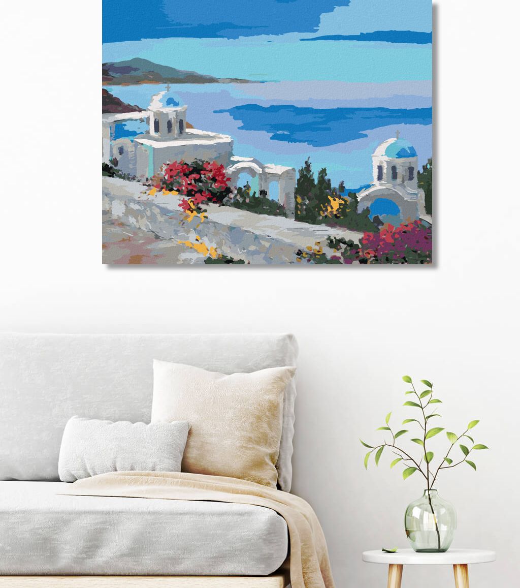 zuty Malování podle čísel - SANTORINI II - Rozměr: 40x50 cm, Rámování: Varianta: vypnuté plátno na rám - obrázek 10