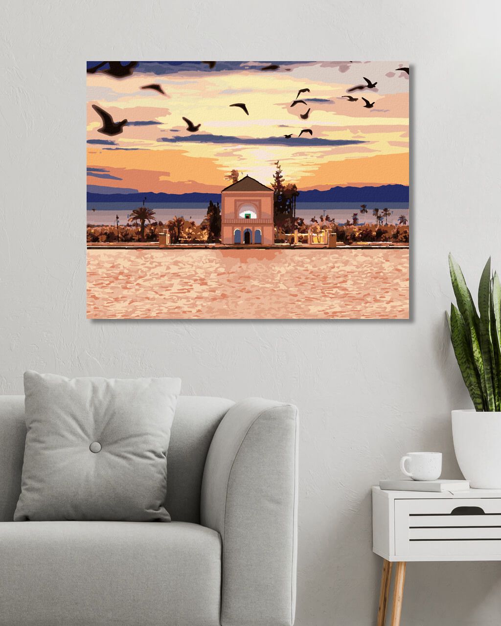 zuty Malování podle čísel - CESTOVÁNÍ DO MAROKA - Rozměr: 40x50 cm, Rámování: Varianta: bez rámu a bez vypnutí plátna - obrázek 8