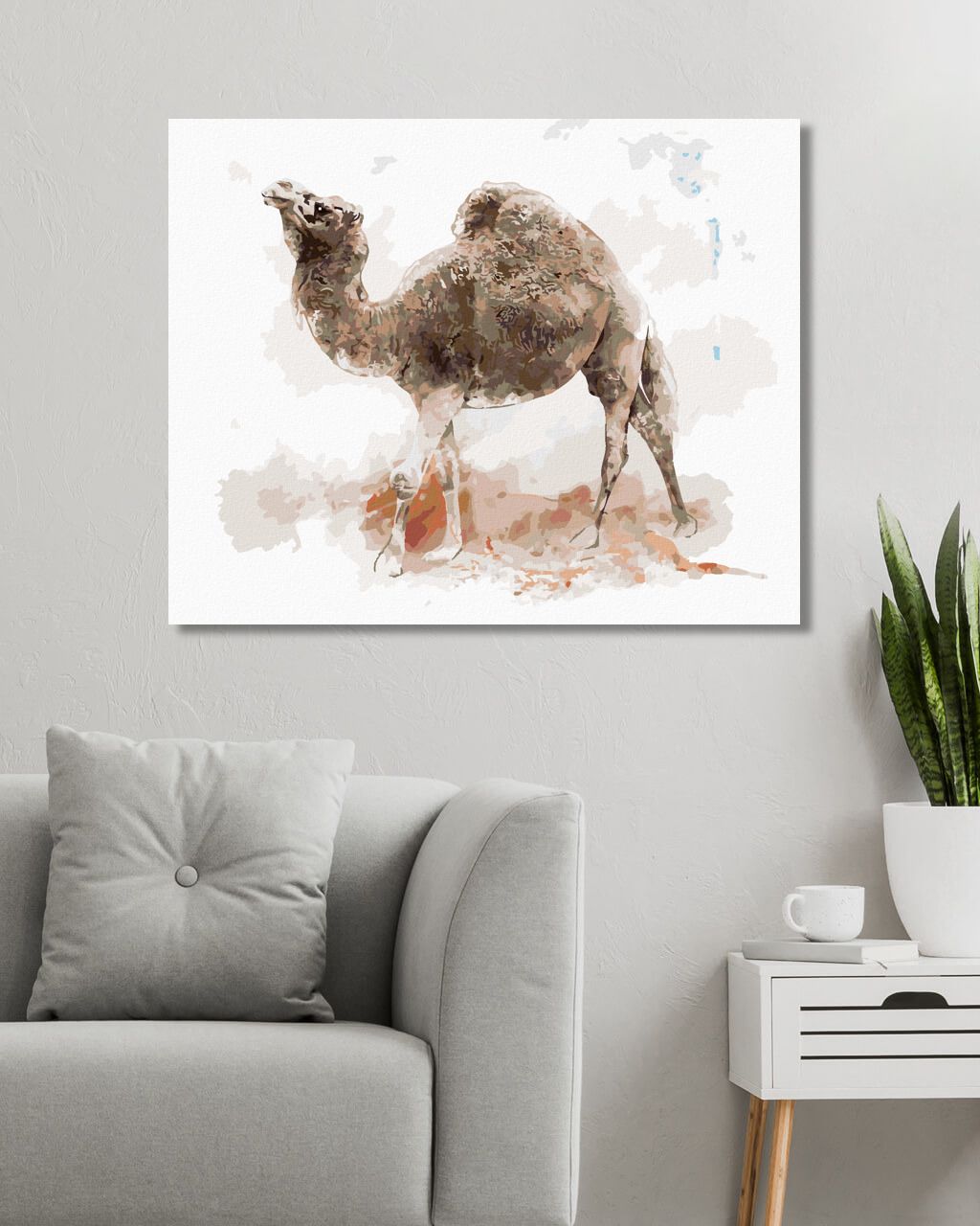 zuty Malování podle čísel - VELBLOUD - Rozměr: 40x50 cm, Rámování: Varianta: vypnuté plátno na rám - obrázek 7