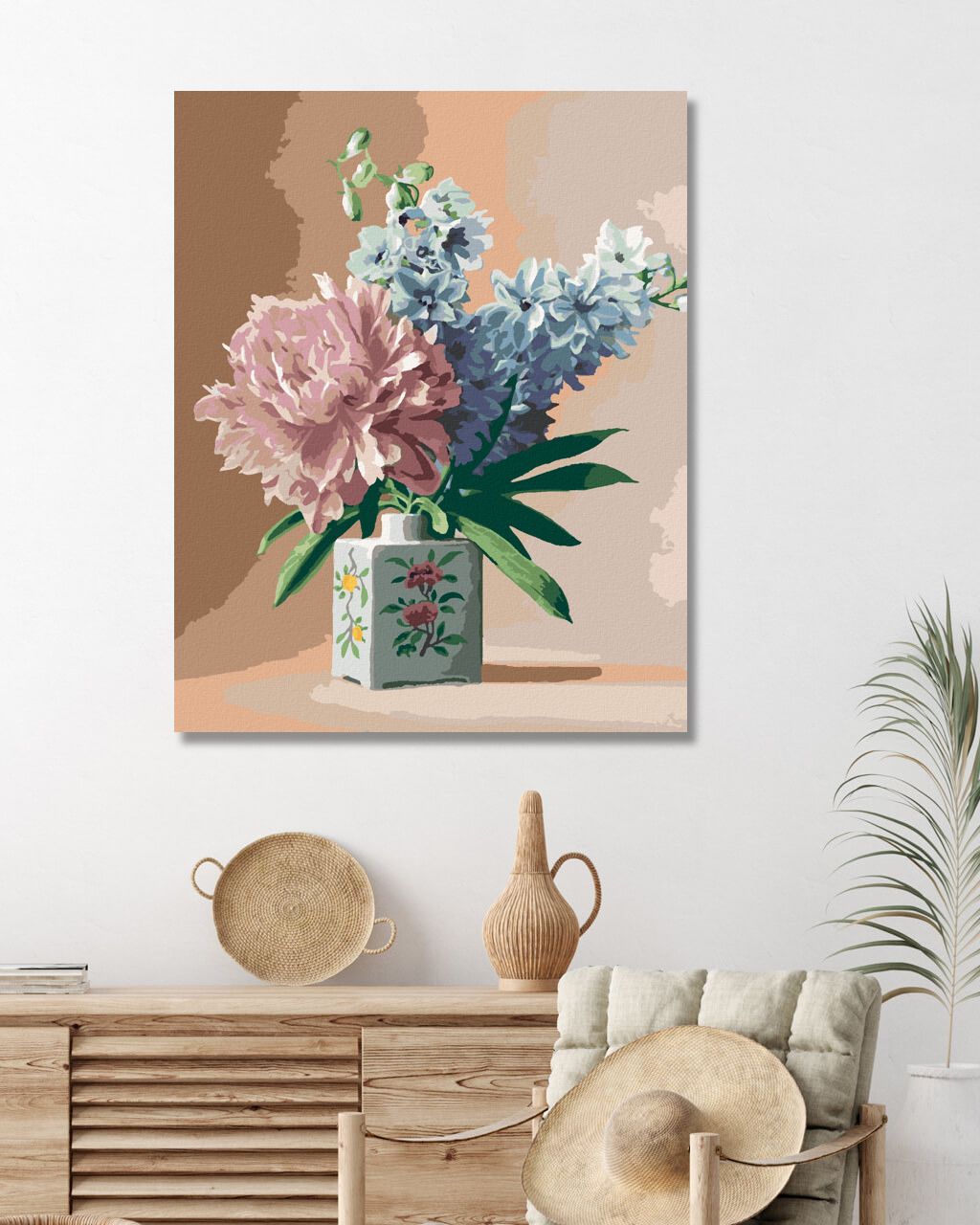 zuty Malování podle čísel - ZÁTIŠÍ HORTENZIE V KERAMICKÉ VÁZE (PIETER WAGEMANS) - Rozměr: 40x50 cm, Rámování: Varianta: bez rámu a bez vypnutí plátna - obrázek 16