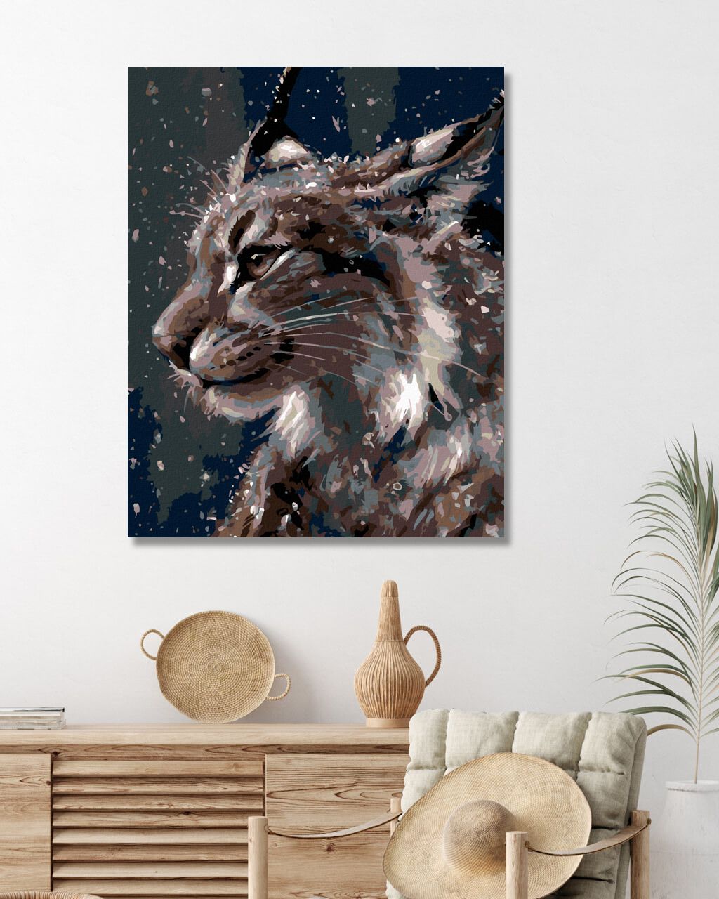 zuty Malování podle čísel - RYS V ZIMĚ - Rozměr: 40x50 cm, Rámování: Varianta: vypnuté plátno na rám - obrázek 12