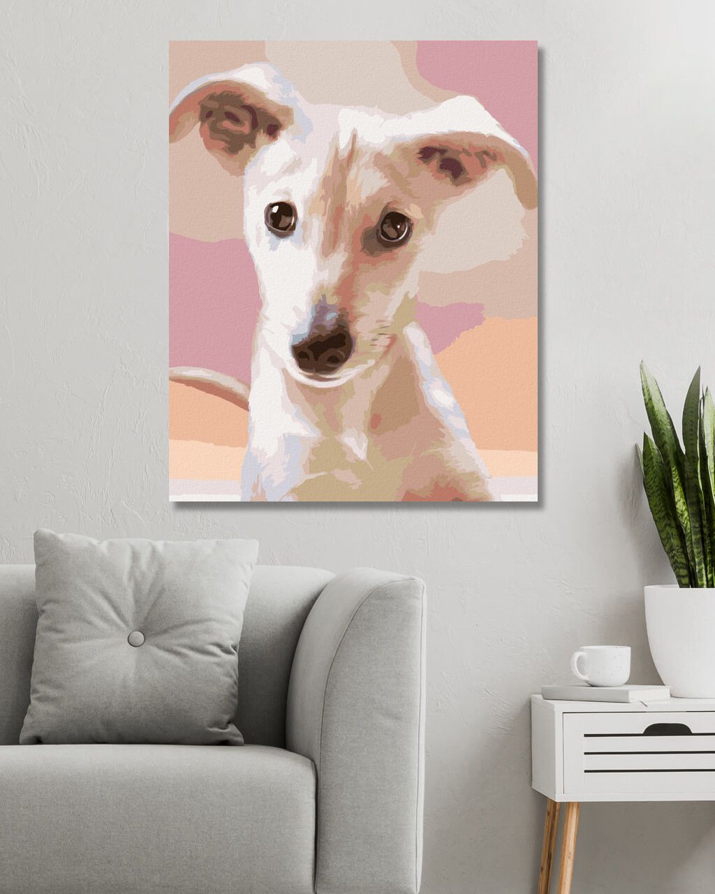 zuty Malování podle čísel – ŠTĚNĚ (CAROL CAVALARIS) - Rozměr: 40x50 cm, Rámování: Varianta: vypnuté plátno na rám - obrázek 2