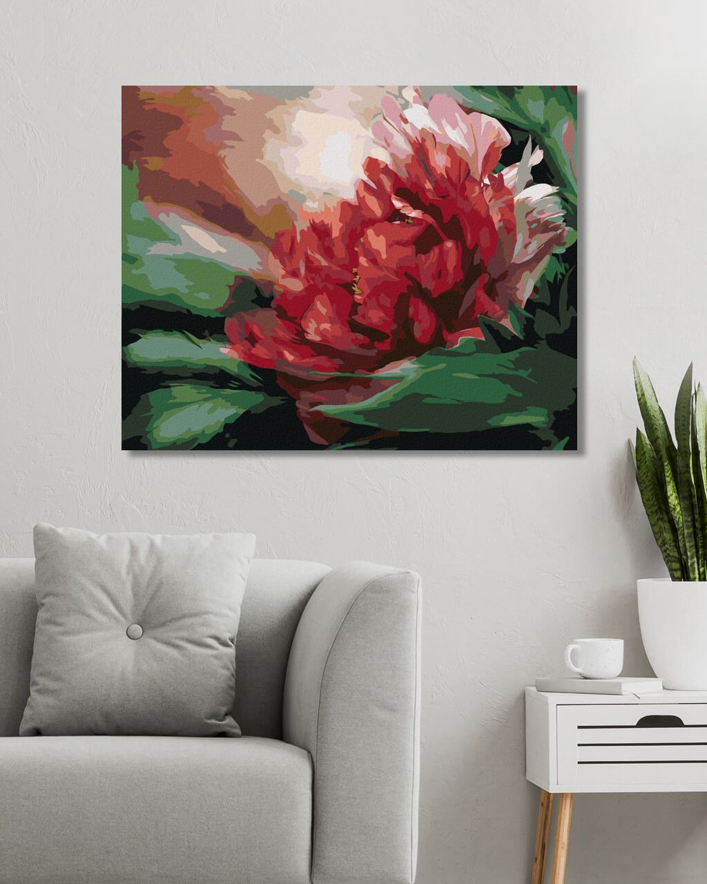 zuty Malování podle čísel - PIVOŇKA (CAROL CAVALARIS) - Rozměr: 40x50 cm, Rámování: Varianta: vypnuté plátno na rám - obrázek 8