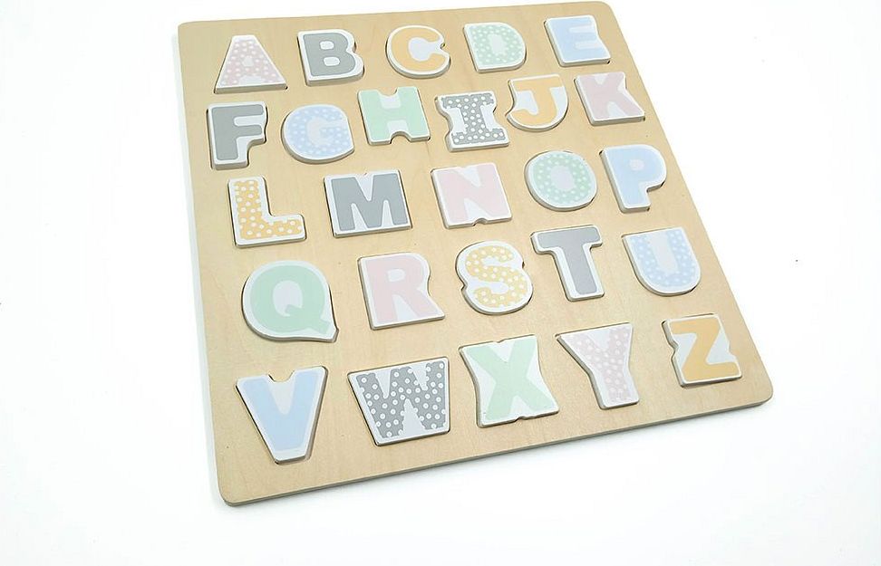 Dudlu Dřevěné puzzle Abeceda - obrázek 1