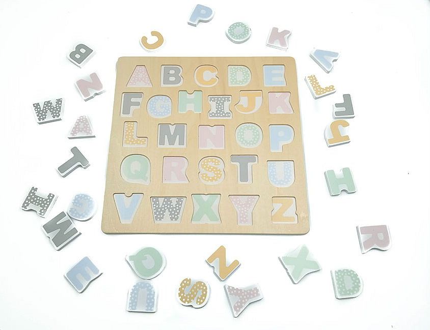 Dudlu Dřevěné puzzle Abeceda - obrázek 3