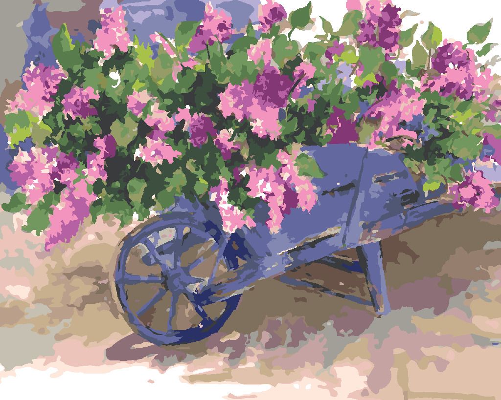 zuty Malování podle čísel – SKLIZEŇ ŠEŘÍKU (JUDY BUSWELL) - Rozměr: 40x50 cm, Rámování: Varianta: vypnuté plátno na rám - obrázek 9