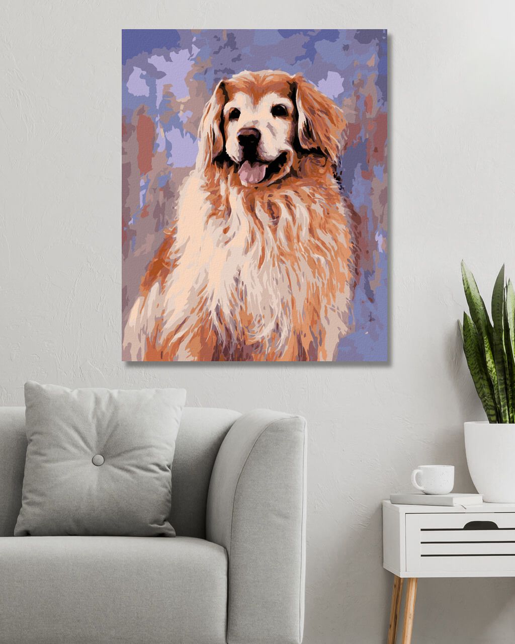 zuty Malování podle čísel - STARÝ ZLATÝ RETRÍVR (JIM KILLEN) - Rozměr: 40x50 cm, Rámování: Varianta: vypnuté plátno na rám - obrázek 10
