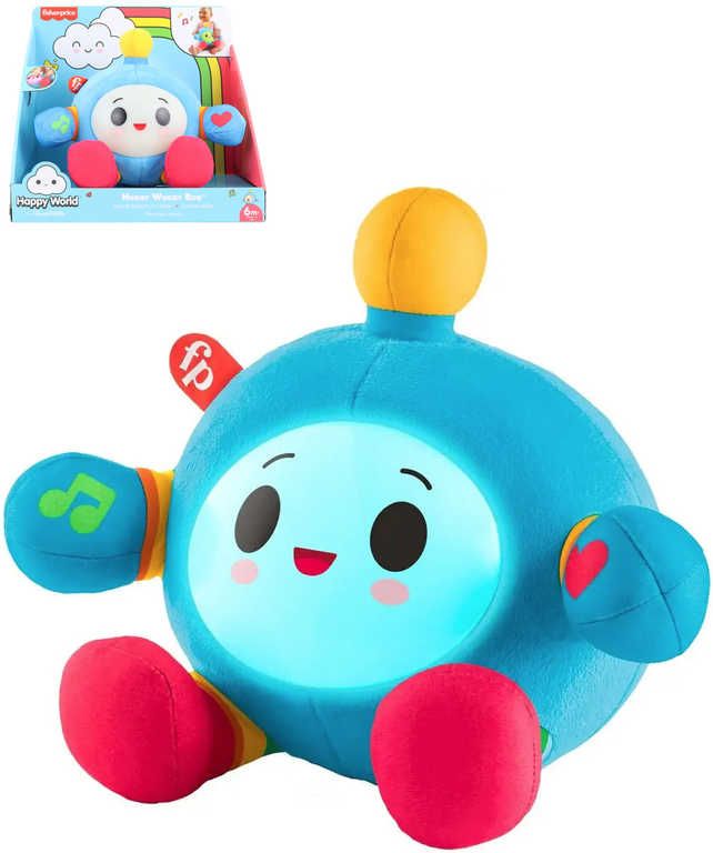 FISHER PRICE Baby Happy World Brouček na baterie Světlo Zvuk pro miminko - obrázek 1