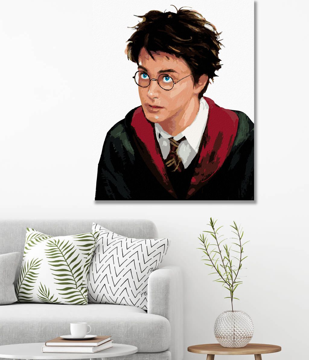 zuty Malování podle čísel - HARRY POTTER PORTRÉT - Rozměr: 40x50 cm, Rámování: Varianta: vypnuté plátno na rám - obrázek 6