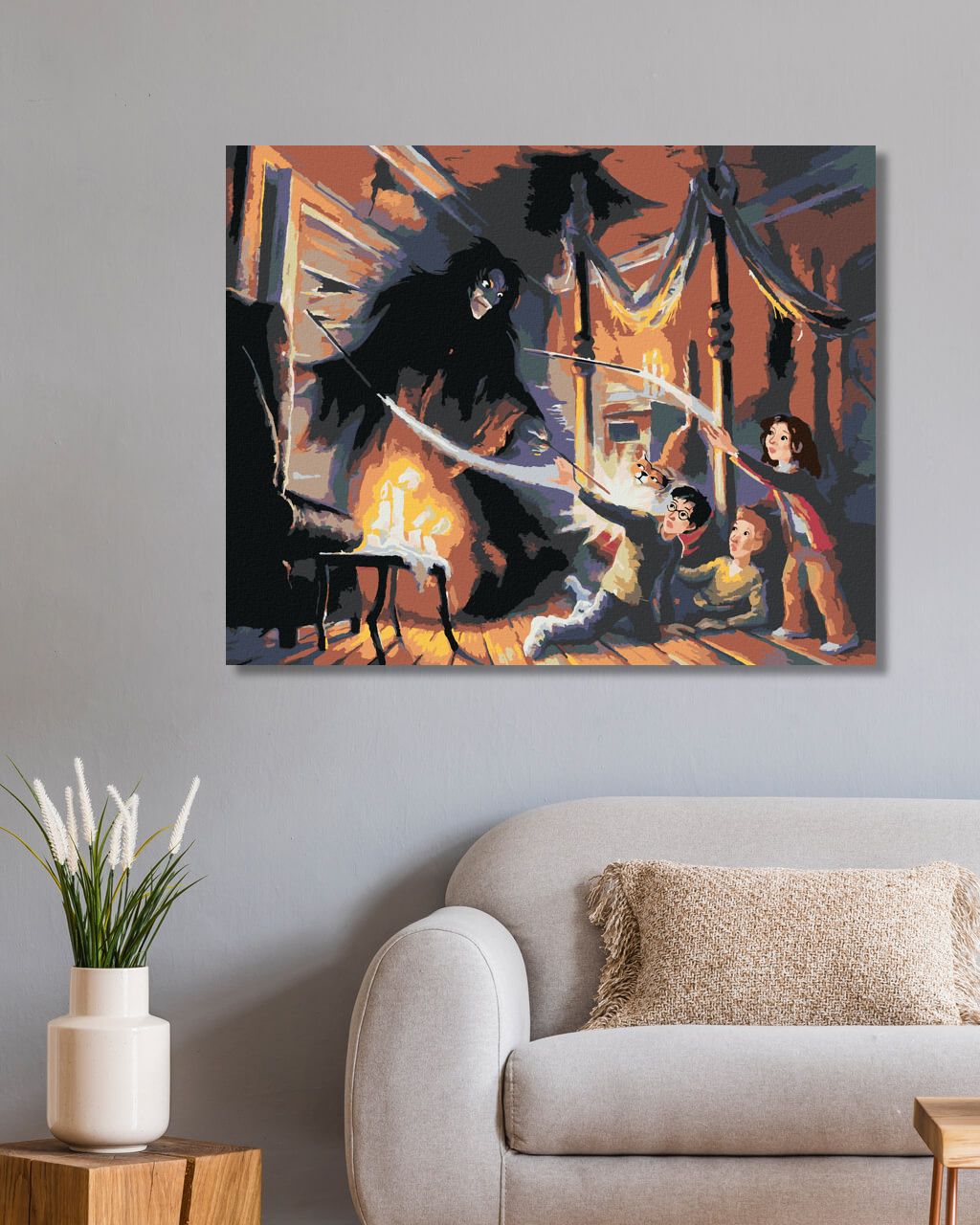zuty Malování podle čísel - SIRIUS BLACK PRVNÍ SETKÁNÍ (HARRY POTTER) - Rozměr: 40x50 cm, Rámování: Varianta: vypnuté plátno na rám - obrázek 10