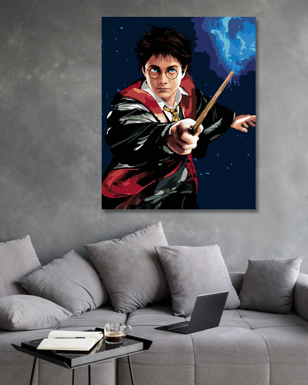 zuty Malování podle čísel - HARRY POTTER A HŮLKA - Rozměr: 40x50 cm, Rámování: Varianta: vypnuté plátno na rám - obrázek 10