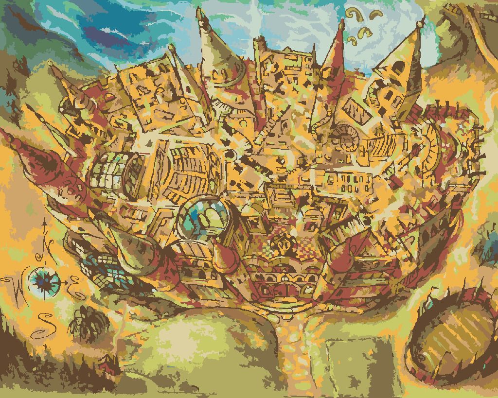 zuty Malování podle čísel - BRADAVICE POHLED Z KOŠTĚTE (HARRY POTTER) - Rozměr: 40x50 cm, Rámování: Varianta: vypnuté plátno na rám - obrázek 7