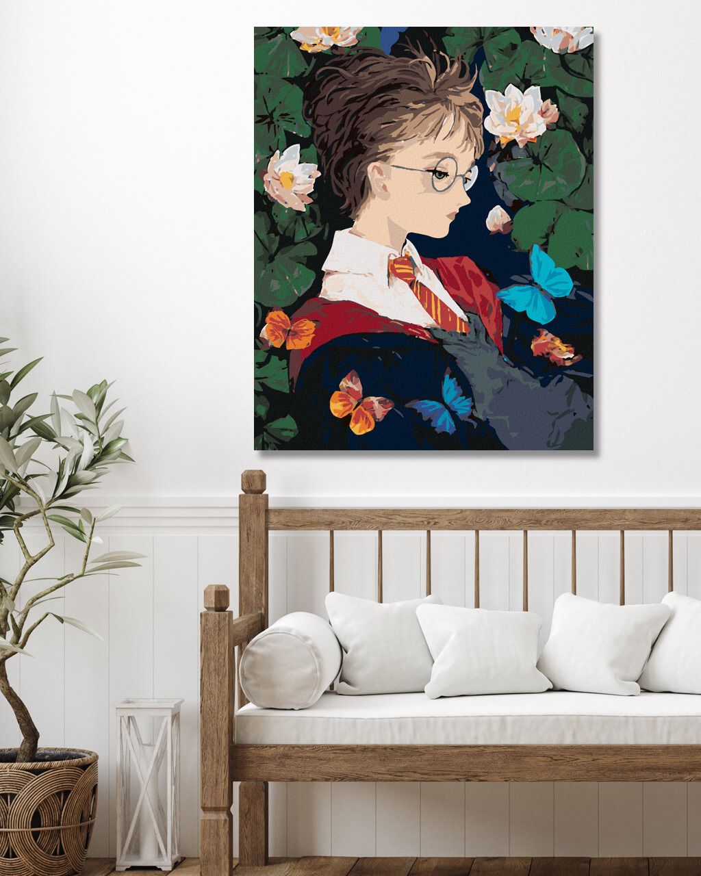 zuty Malování podle čísel - HARRY POTTER A MOTÝLI - Rozměr: 40x50 cm, Rámování: Varianta: vypnuté plátno na rám - obrázek 10