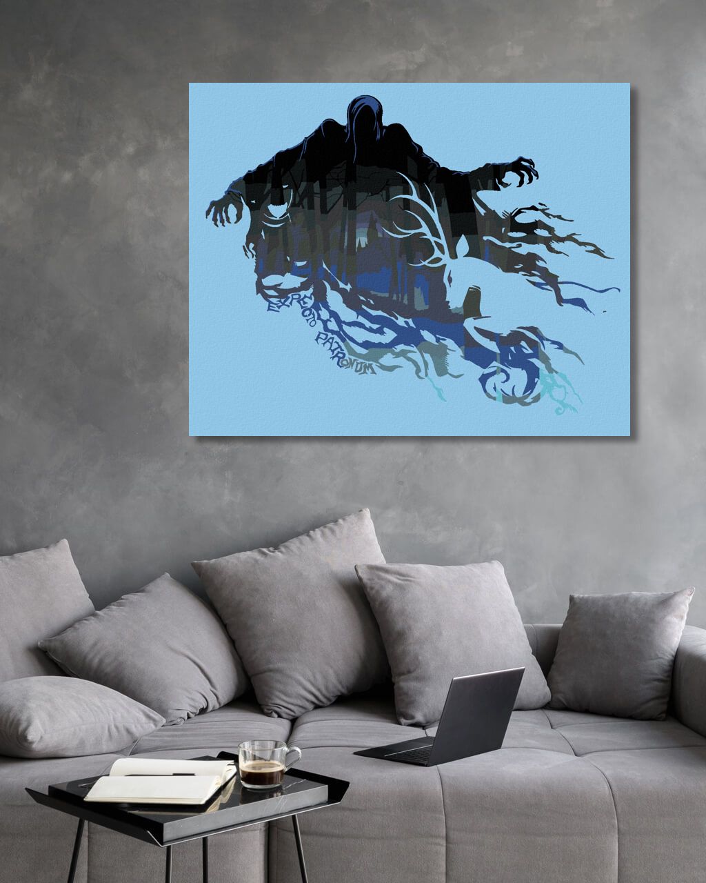 zuty Malování podle čísel - MOZKOMOR A PATRON JELEN (HARRY POTTER) - Rozměr: 40x50 cm, Rámování: Varianta: vypnuté plátno na rám - obrázek 8
