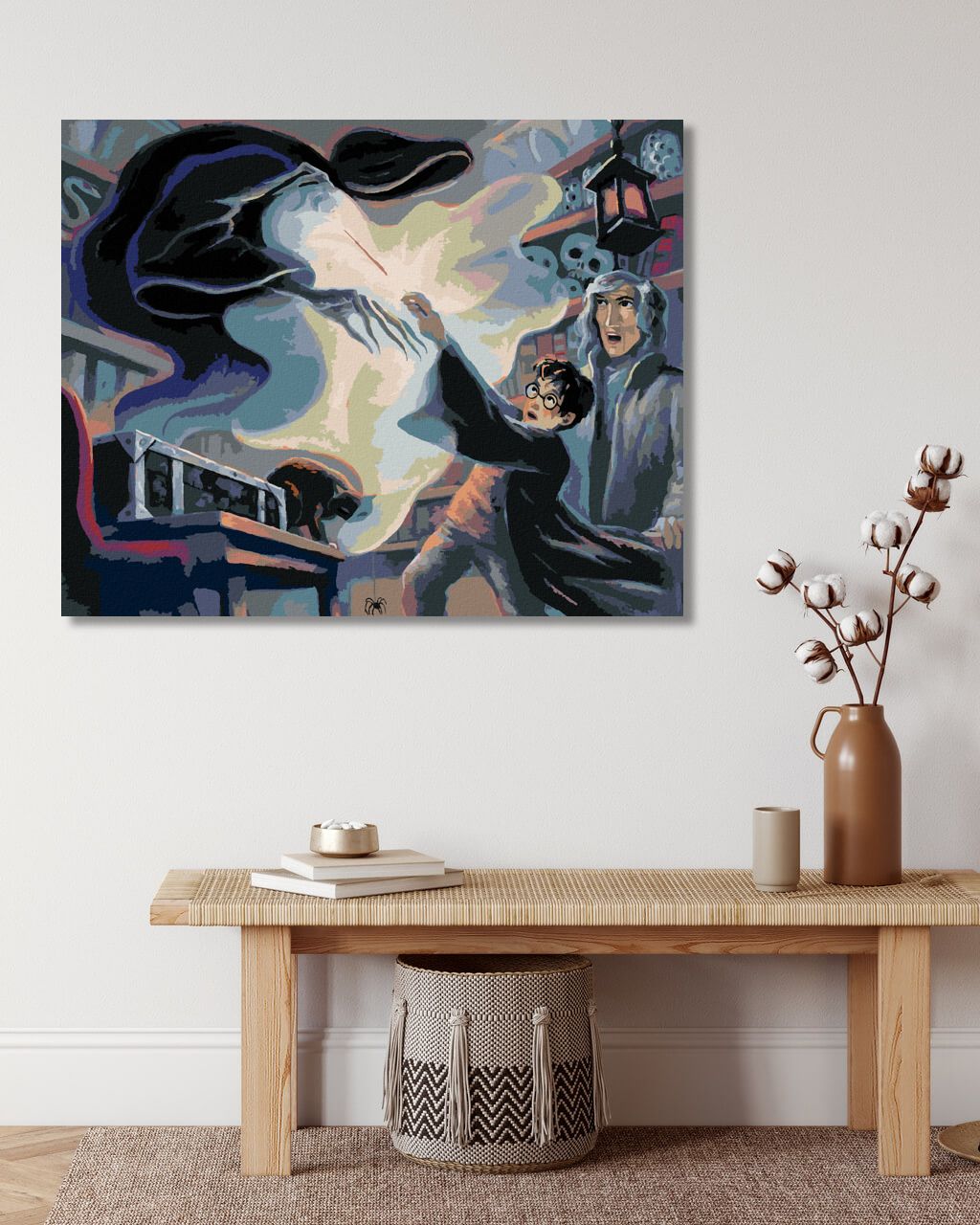 zuty Malování podle čísel - HARRY POTTER EXPECTO PATRONUM - Rozměr: 40x50 cm, Rámování: Varianta: vypnuté plátno na rám - obrázek 4