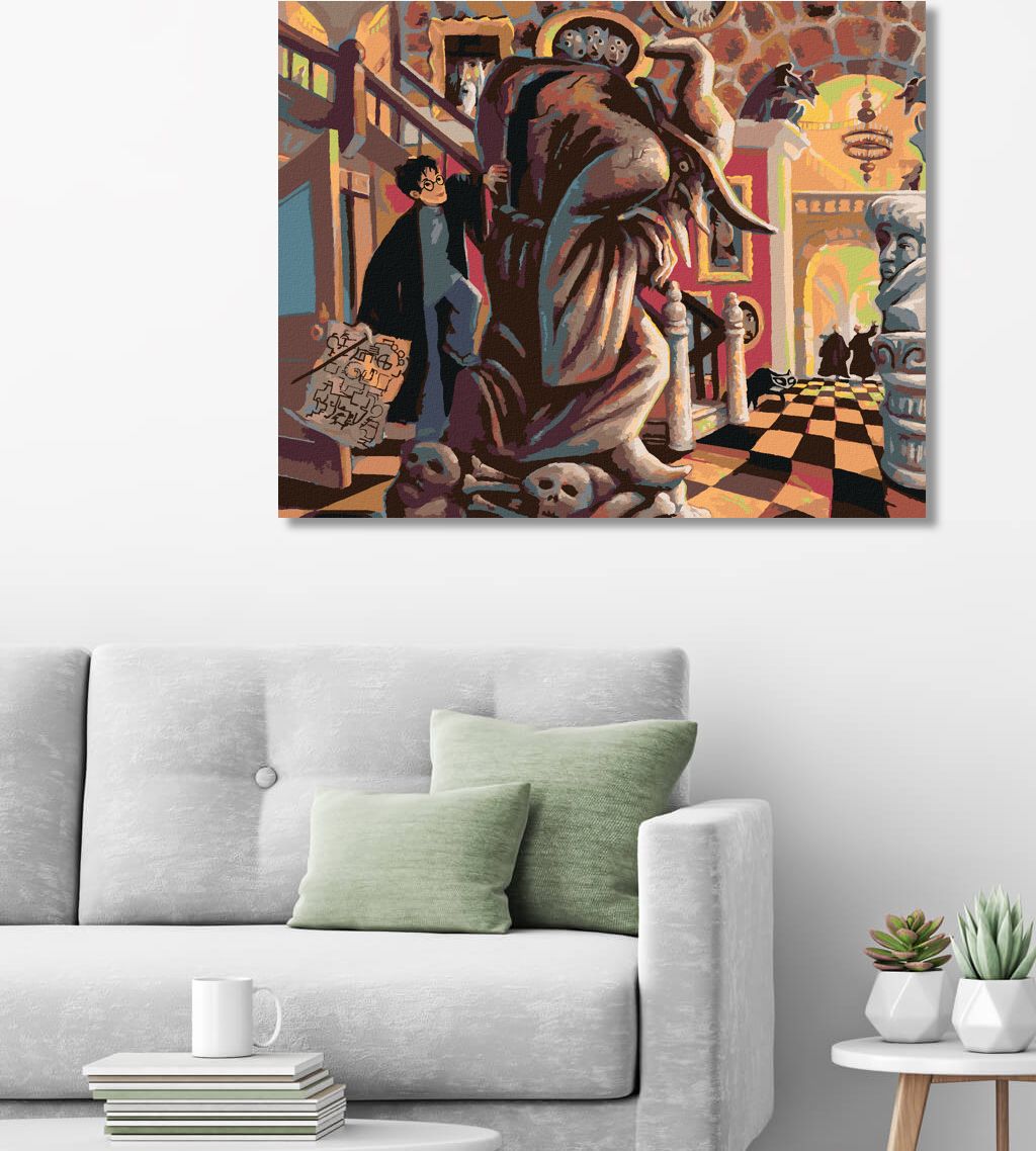 zuty Malování podle čísel - HARRY POTTER A POBERTŮV PLÁNEK - Rozměr: 40x50 cm, Rámování: Varianta: vypnuté plátno na rám - obrázek 5