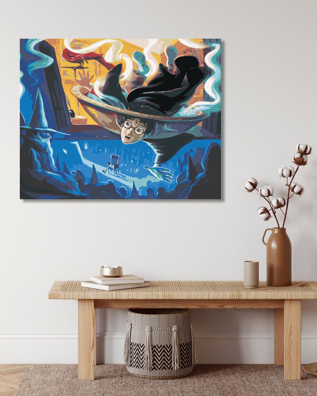 zuty Malování podle čísel - HARRY POTTER A BRUMBÁLOVA MYSLÁNKA - Rozměr: 40x50 cm, Rámování: Varianta: vypnuté plátno na rám - obrázek 3