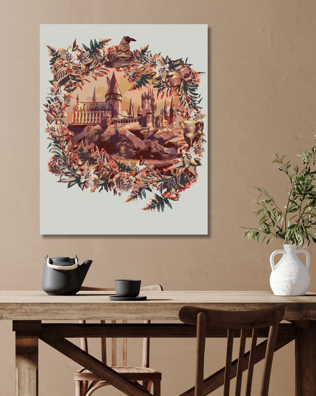 zuty Malování podle čísel - BRADAVICE (HARRY POTTER) - Rozměr: 40x50 cm, Rámování: Varianta: vypnuté plátno na rám - obrázek 2