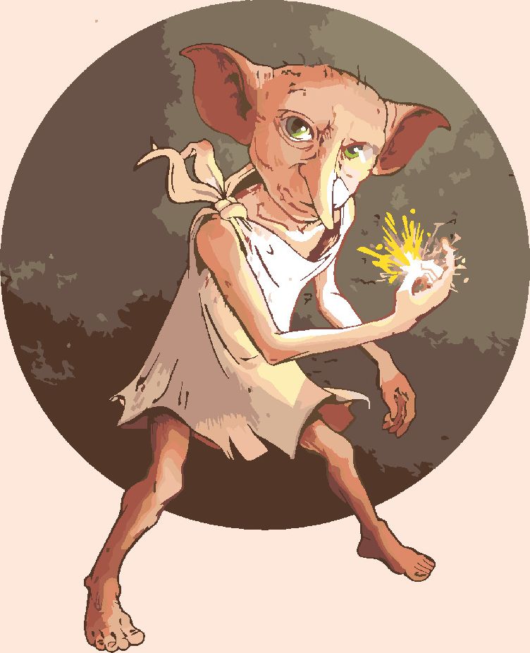 zuty Malování podle čísel - DOBBY (HARRY POTTER) - Rozměr: 40x50 cm, Rámování: Varianta: vypnuté plátno na rám - obrázek 10