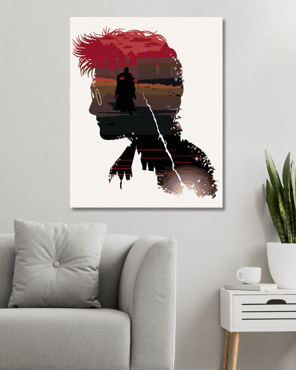 zuty Malování podle čísel - HARRY POTTER A LORD VOLDEMORT - Rozměr: 40x50 cm, Rámování: Varianta: bez rámu a bez vypnutí plátna - obrázek 4