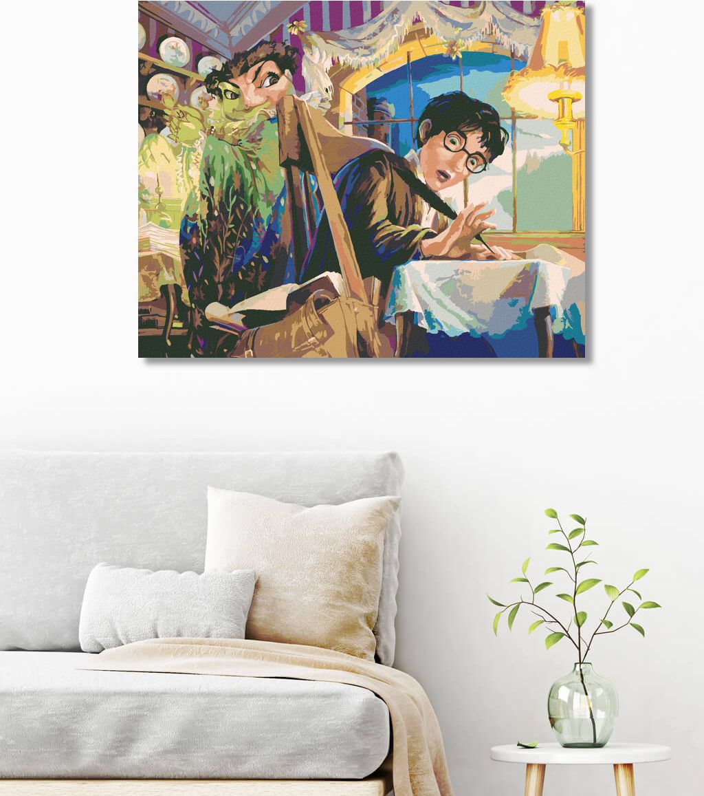 zuty Malování podle čísel - HARRY POTTERŮV TREST - Rozměr: 40x50 cm, Rámování: Varianta: bez rámu a bez vypnutí plátna - obrázek 2