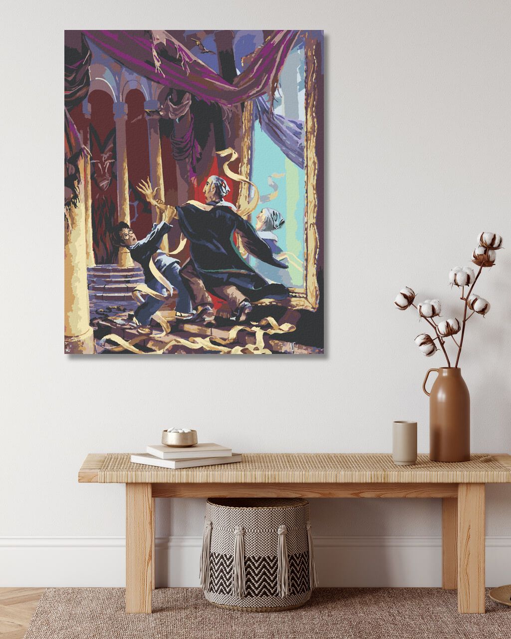 zuty Malování podle čísel - NÁVRAT LORDA VOLDEMORTA (HARRY POTTER) - Rozměr: 40x50 cm, Rámování: Varianta: vypnuté plátno na rám - obrázek 6