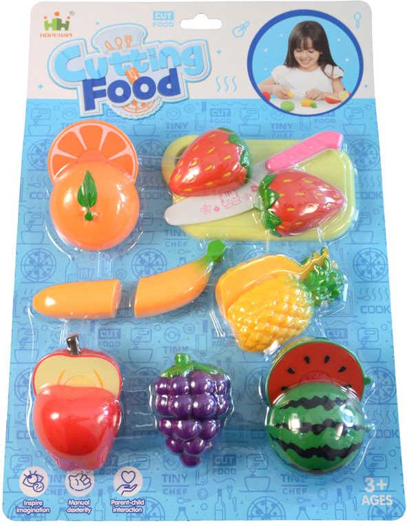 Dudlu Kuchyňská krájecí sada ovoce na suchý zip s nožíkem a prkýnkem plast - obrázek 1