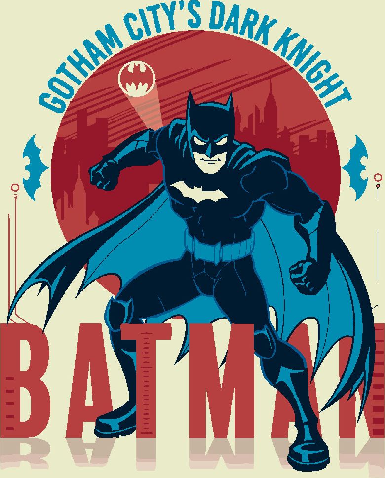 zuty Malování podle čísel - KRESLENÝ BATMAN II - Rozměr: 40x50 cm, Rámování: Varianta: bez rámu a bez vypnutí plátna - obrázek 4