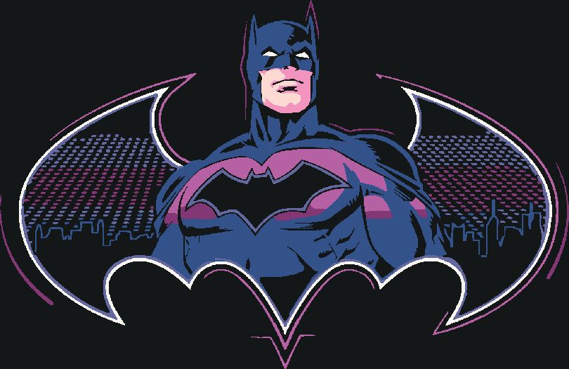 zuty Malování podle čísel - BATMAN V ODSTÍNECH FIALOVÉ - Rozměr: 40x50 cm, Rámování: Varianta: vypnuté plátno na rám - obrázek 9
