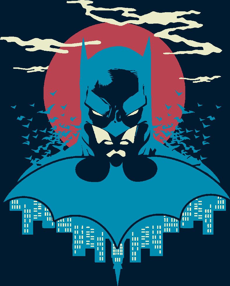 zuty Malování podle čísel - BATMAN V MODRÉ A ČERVENÉ - Rozměr: 40x50 cm, Rámování: Varianta: vypnuté plátno na rám - obrázek 8