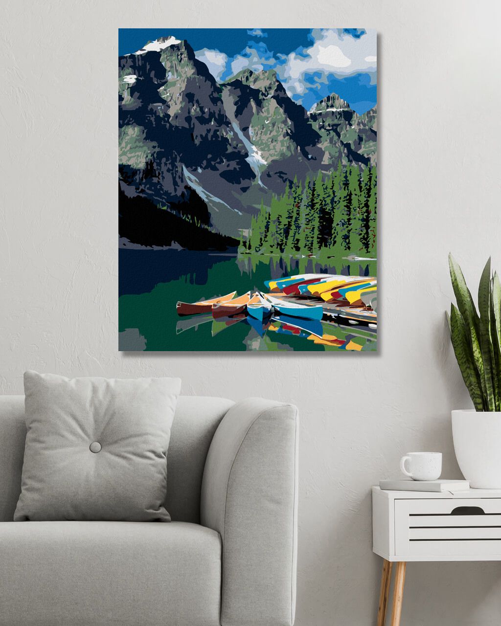 zuty Malování podle čísel - HORY (DENNIS FRATES) - Rozměr: 40x50 cm, Rámování: Varianta: vypnuté plátno na rám - obrázek 8