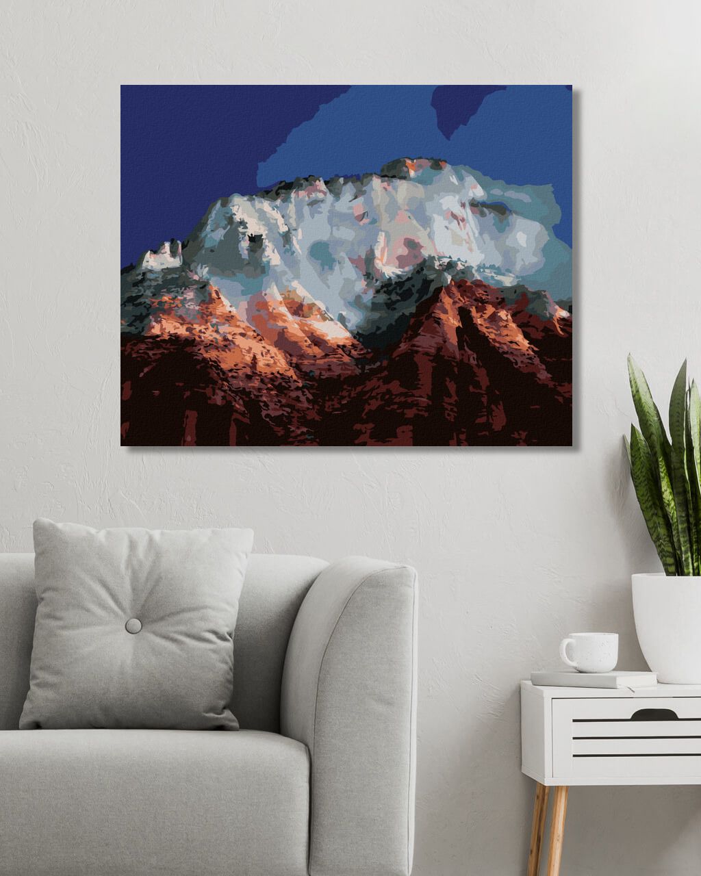 zuty Malování podle čísel - HORSKÉ ŠTÍTY (DENNIS FRATES) - Rozměr: 40x50 cm, Rámování: Varianta: bez rámu a bez vypnutí plátna - obrázek 3