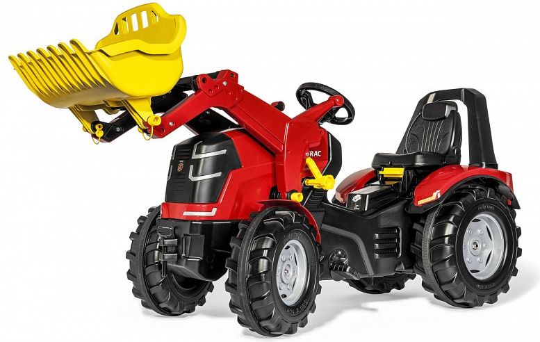 Dudlu Šlapací traktor X-Trac Premium červený s předním nakladačem - obrázek 1
