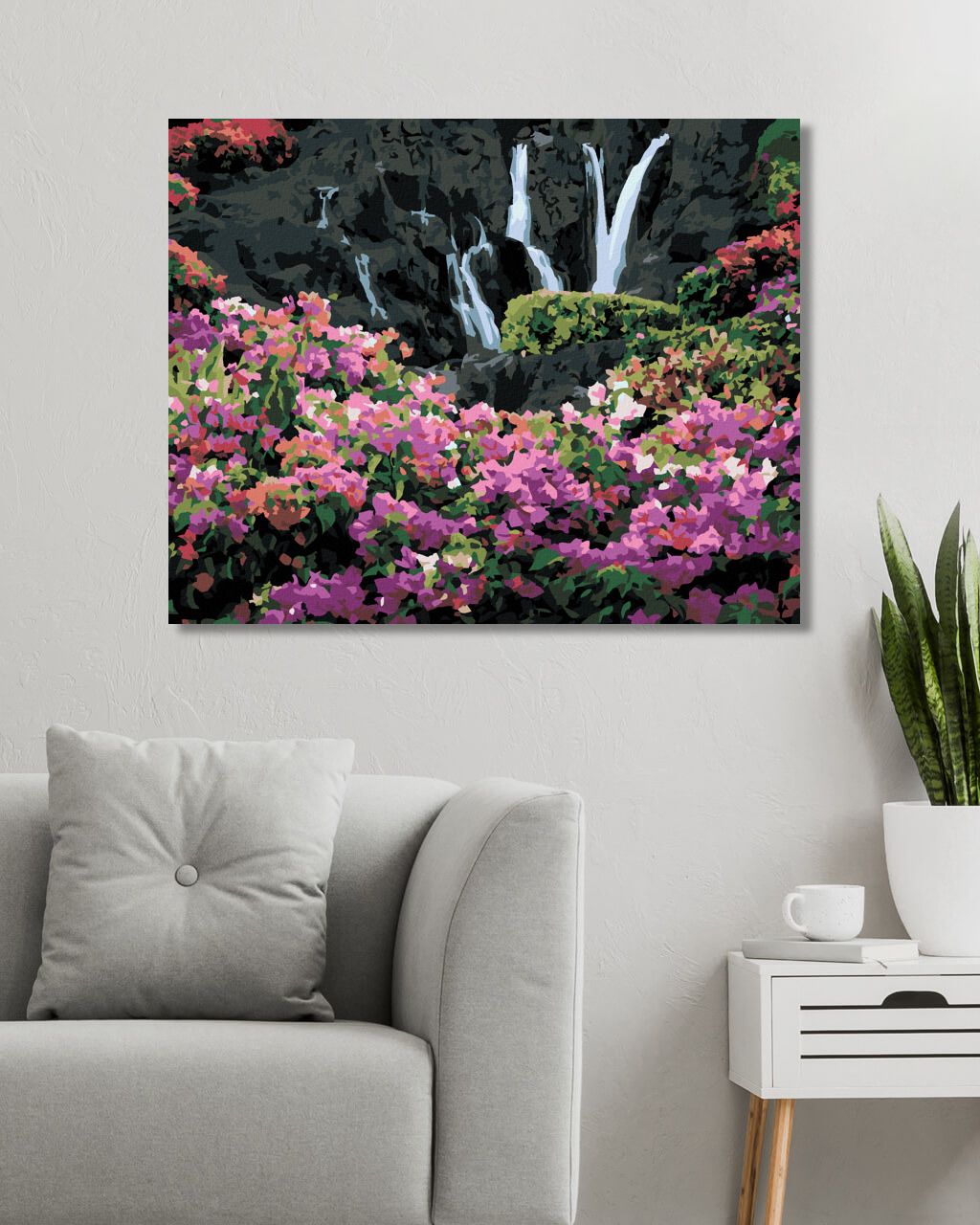 zuty Malování podle čísel - KVĚTINY PODÉL SPLAVU (DENNIS FRATES) - Rozměr: 40x50 cm, Rámování: Varianta: bez rámu a bez vypnutí plátna - obrázek 10