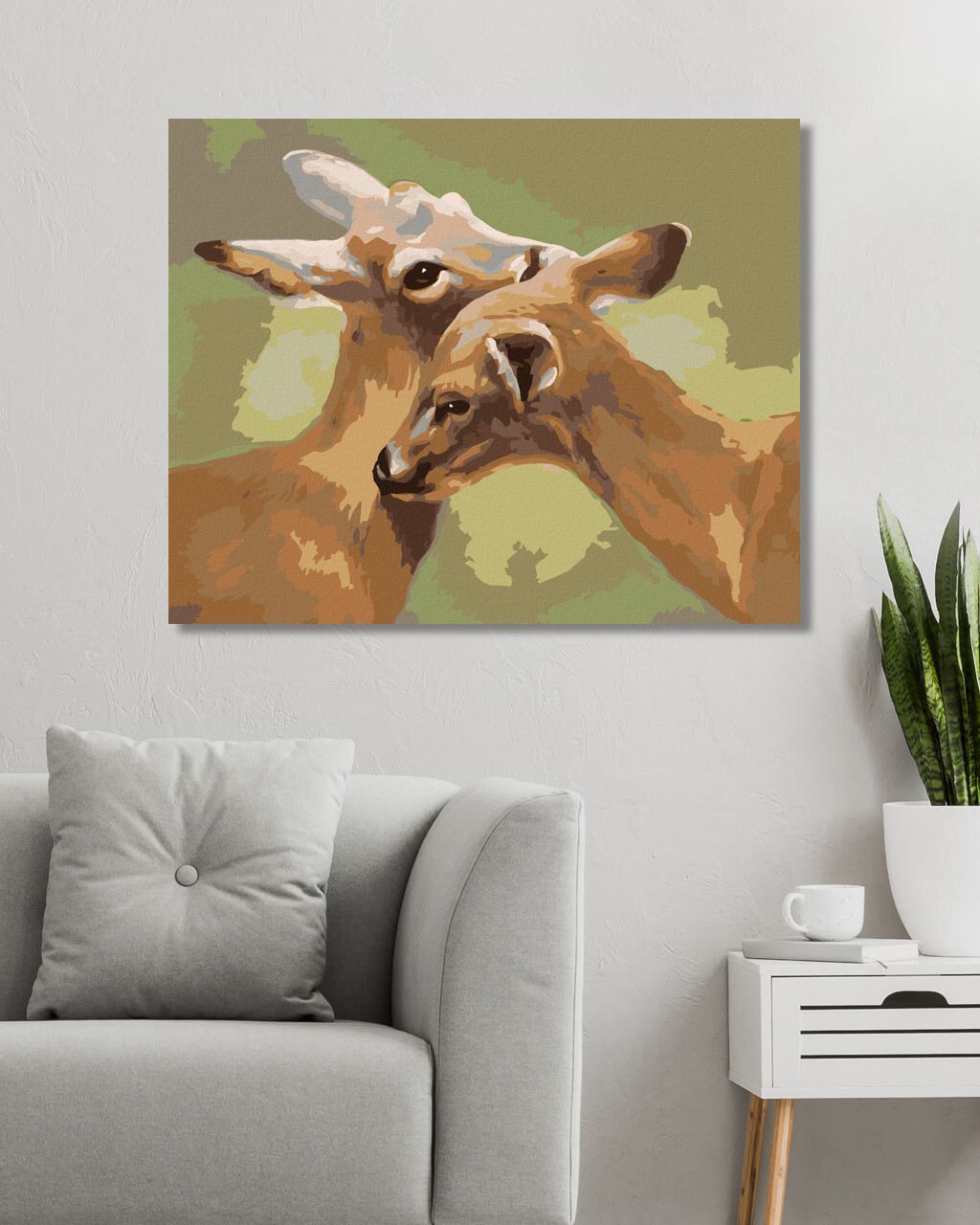 zuty Malování podle čísel - SRNY (D. RUSTY RUST) - Rozměr: 40x50 cm, Rámování: Varianta: bez rámu a bez vypnutí plátna - obrázek 10