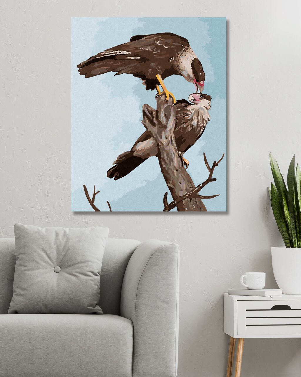 zuty Malování podle čísel - SUP NA STROMĚ (D. RUSTY RUST) - Rozměr: 40x50 cm, Rámování: Varianta: bez rámu a bez vypnutí plátna - obrázek 3