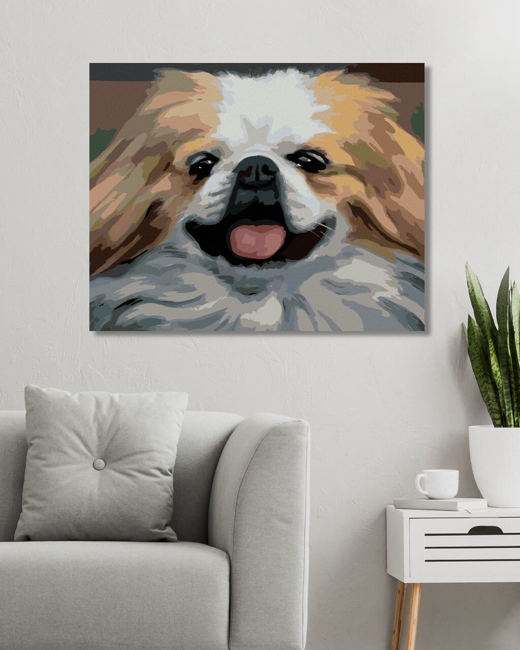 zuty Malování podle čísel - PES - PORTRÉT (D. RUSTY RUST) - Rozměr: 40x50 cm, Rámování: Varianta: vypnuté plátno na rám - obrázek 6