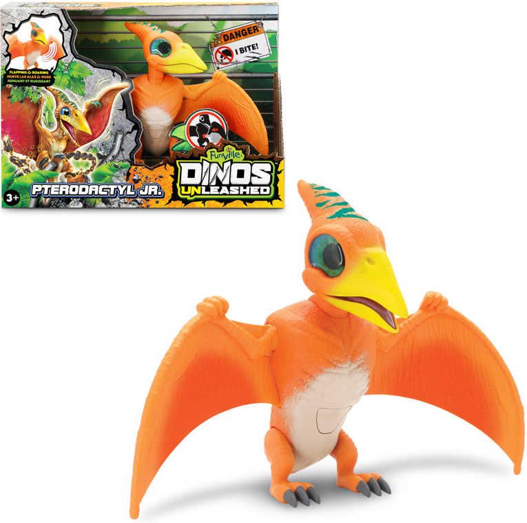 Dudlu Dinosaurus interaktivní Pterodactyl ptakoještěr mává křídly na baterie plast Zvuk - obrázek 1