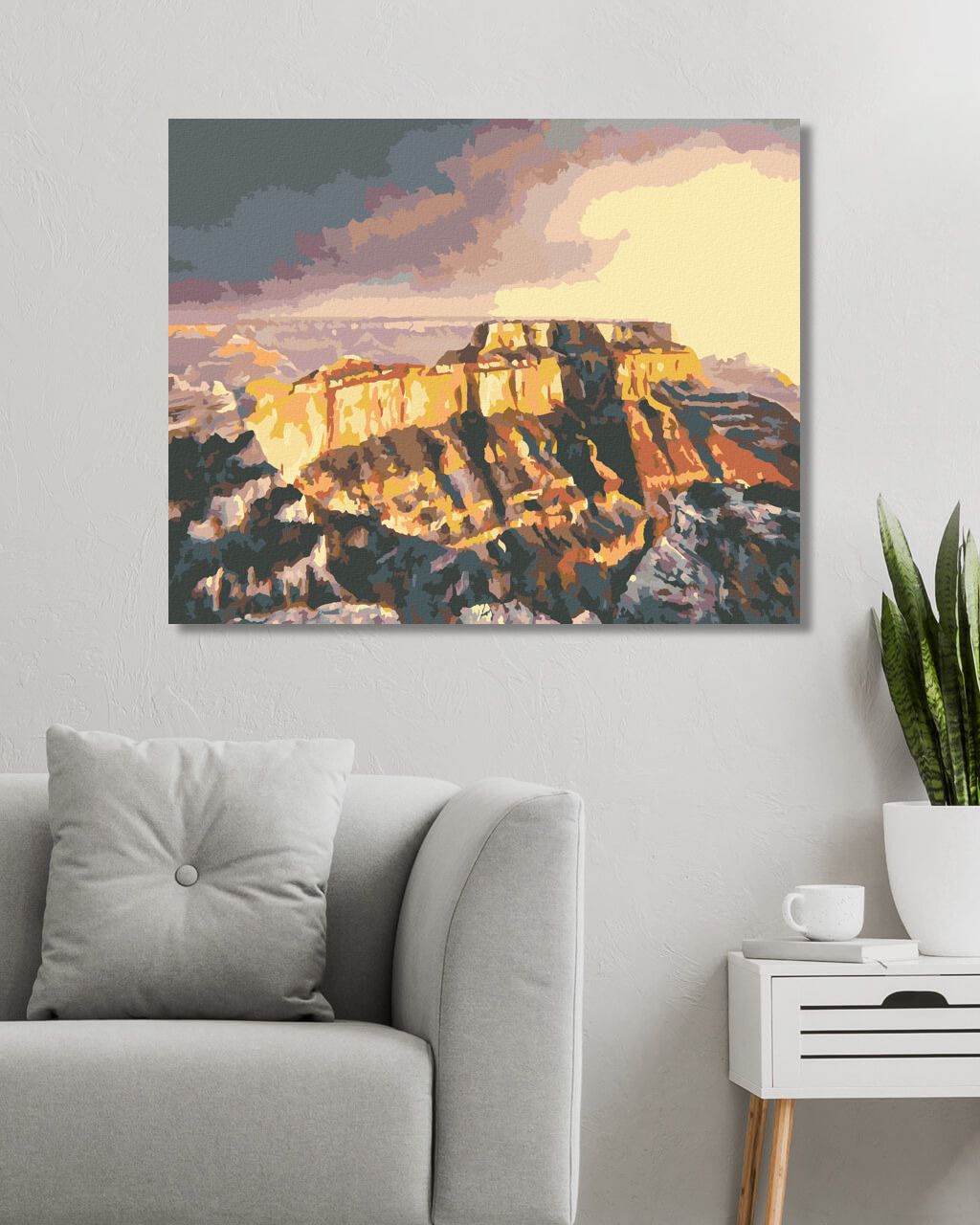 zuty Malování podle čísel - GRAND CANYON (D. RUSTY RUST) - Rozměr: 40x50 cm, Rámování: Varianta: bez rámu a bez vypnutí plátna - obrázek 8