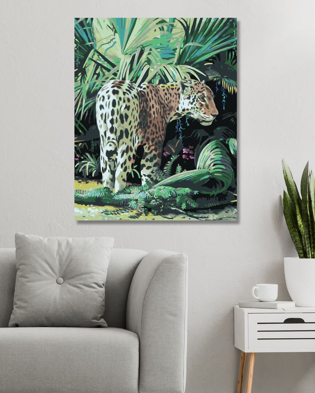 zuty Malování podle čísel - GEPARD (D. RUSTY RUST) - Rozměr: 40x50 cm, Rámování: Varianta: vypnuté plátno na rám - obrázek 2