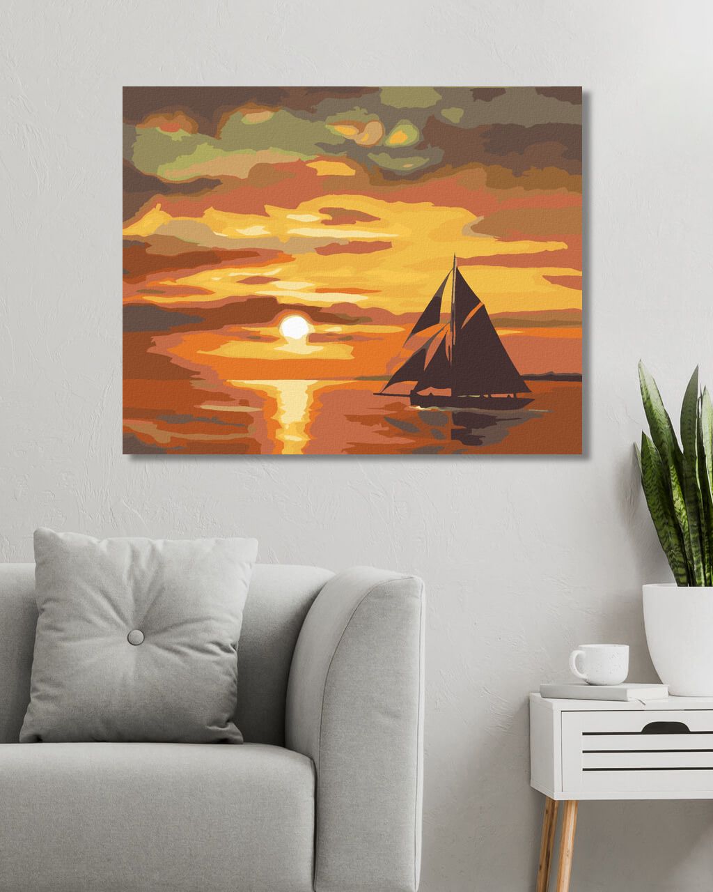zuty Malování podle čísel - TMAVÁ PLACHETNICE ZA SOUMRAKU (D. RUSTY RUST) - Rozměr: 40x50 cm, Rámování: Varianta: bez rámu a bez vypnutí plátna - obrázek 10