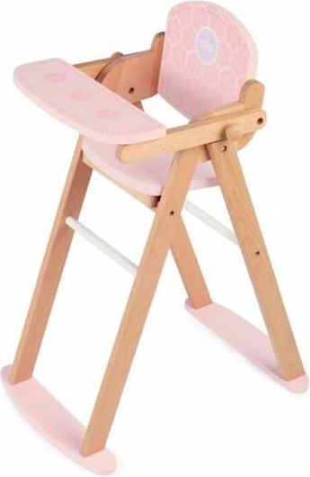 Tidlo Dřevěná židlička na krmení panenek poškozený obal - obrázek 1
